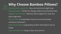 The Benefits of Bamboo Pillows