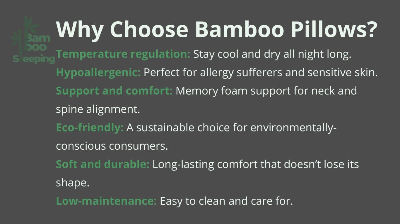 The Benefits of Bamboo Pillows