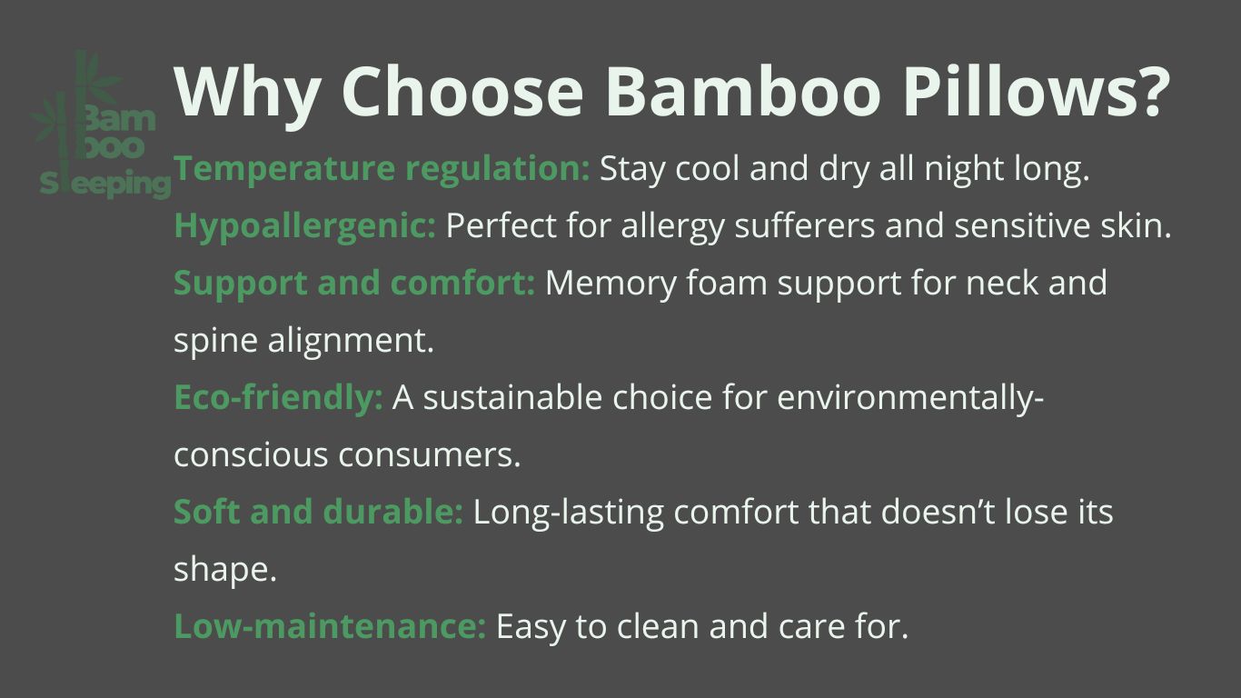 The Benefits of Bamboo Pillows